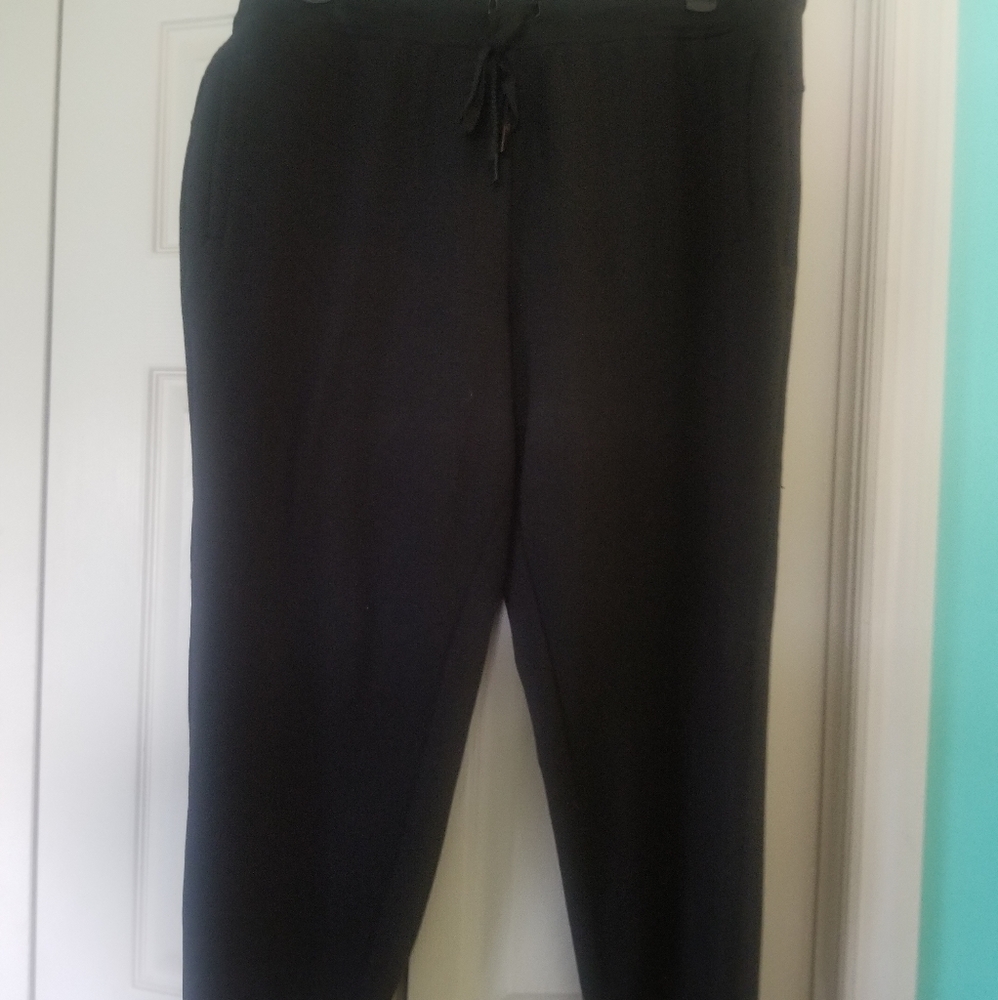 Women's Athletic Works Black Joggers 3XL